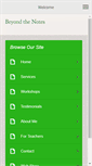 Mobile Screenshot of beyondthenotescoaching.com